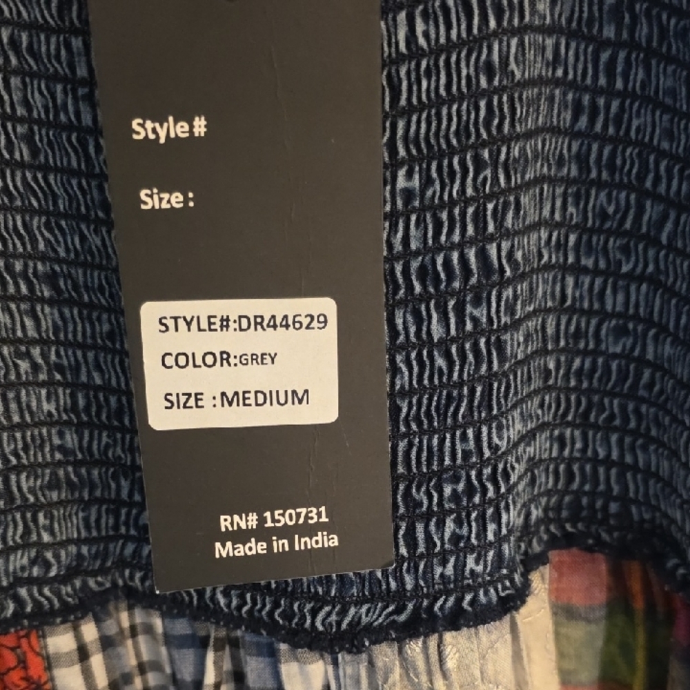 Young Threads Mixed Media Patchwork Sundress with… - image 5